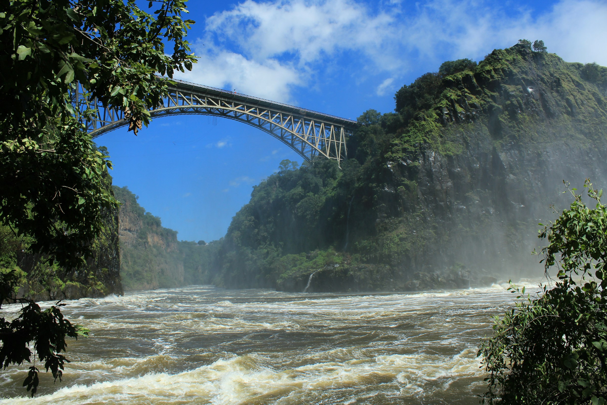 "Victoria Falls view on Zimbabwe safari itinerary"