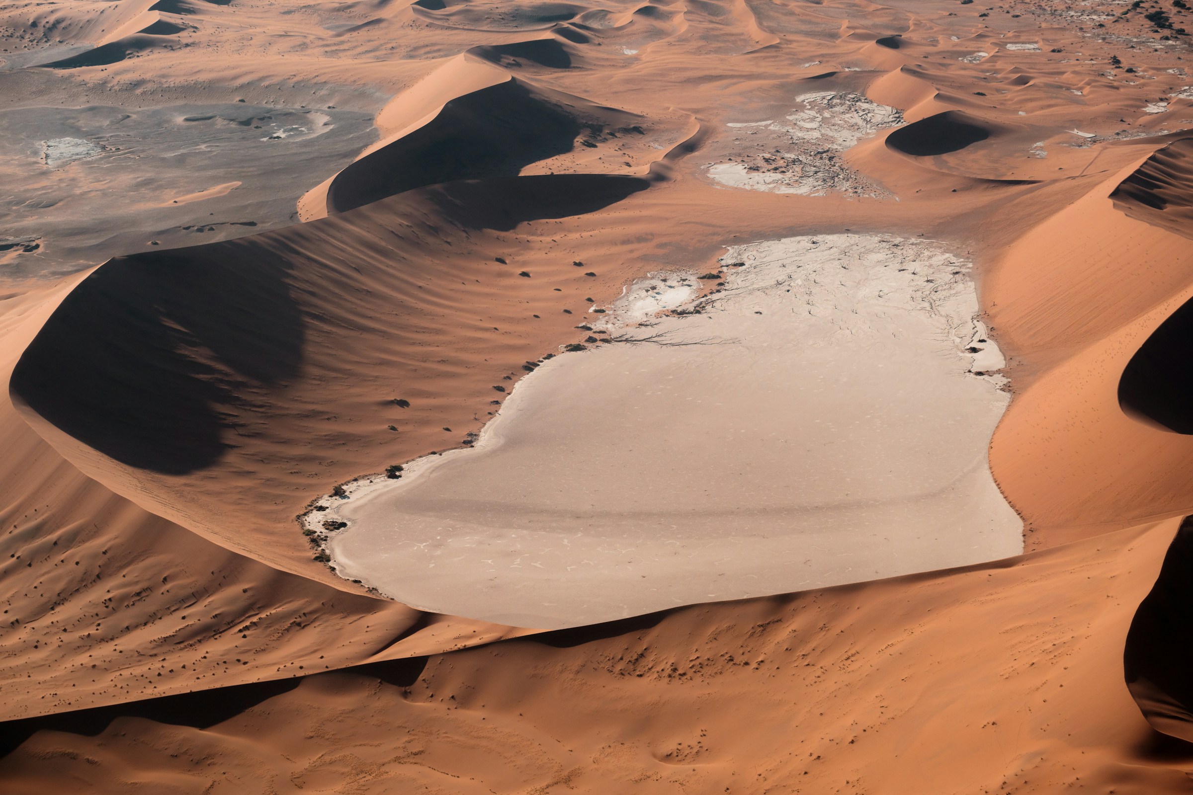 "Sunrise dunes in Sossusvlei on a privately guided Namibia safari"