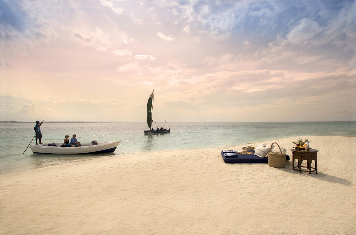 Traditional dhow cruise at sunset – romantic Mozambique island experience