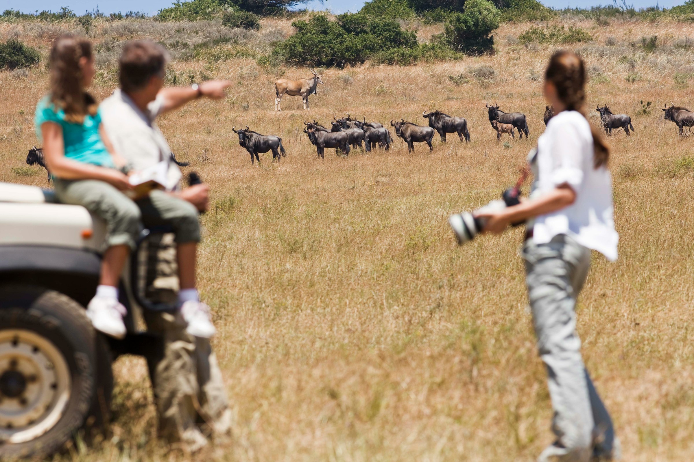 Guest on Zambia luxury walking safari in South Luangwa